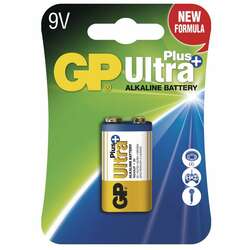 GP Alkalická baterie GP Ultra Plus 6LF22 (9V), blistr 1017511000