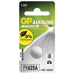 GP Alkalická knoflíková baterie GP LR9 625AF, blistr 1041062511