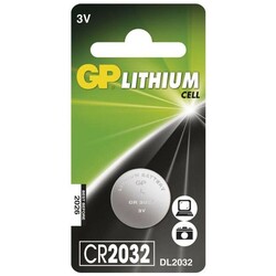 GP Lithiová knoflíková baterie GP CR2032, blistr 1042203211