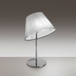 Artemide stolní lampa Choose E27 max 12 W bílá/chrom
