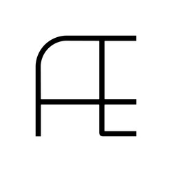 Artemide LED svítidlo Alphabet of Light AE 50 W 3000K vnitřní
