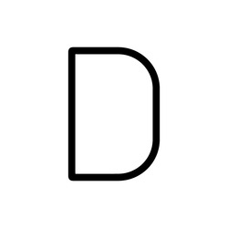 Artemide LED svítidlo Alphabet of Light D 36 W 3000K
