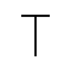 Artemide nástěnné LED svítidlo Alphabet of Light T 20 W 3000K