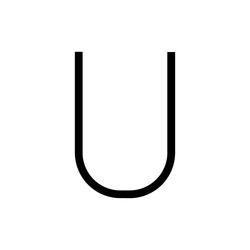 Artemide svítidlo Alphabet of Light U 28 W 3000K