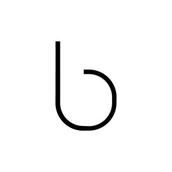 Artemide nástěnné svítidlo Alphabet of Light písmeno b 26 W 3000K