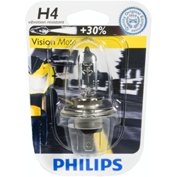 Philips H4 Vision Moto 55W 12342PRBW +30% motožárovka 10