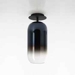 Artemide stropní svítidlo Gople E27 Design Collection 17 W černá/modrá