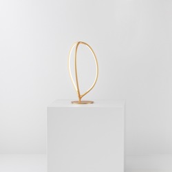 Artemide stolní lampa Arrival 17 W 3000K stmívatelná zlatá