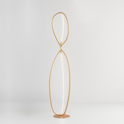 Artemide stojací lampa Arrival 77 W 3000K stmívatelná APP Design Collection zlatá
