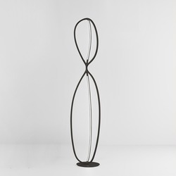 Artemide stojací svítidlo Arrival 77 W 3000K stmívatelné černé APP