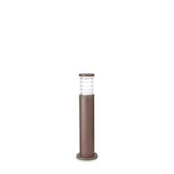 Venkovní sloupkové svítidlo Ideal Lux Tronco PT1 Small Coffee 163758 E27 1x60W IP44 60,5cm hnědé