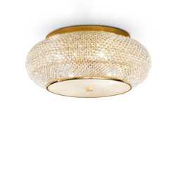 Stropní svítidlo Ideal Lux Pasha PL14 oro 165004 E14 14x40W 65cm zlaté