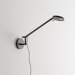 Artemide nástěnné svítidlo Demetra Micro 6 W 3000K stmívatelné antracit