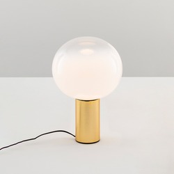Artemide stolní lampa Laguna 26 matná mosaz E27 max 20 W stmívatelná