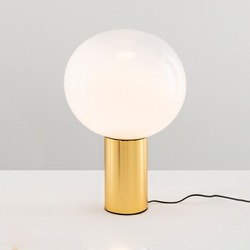 Artemide stolní lampa Laguna 37 matná mosaz E27 stmívatelná