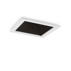 LED Zápustné bodové svítidlo Ideal Lux Game Square White Black 192352 11W 850lm 3000K IP20 hranaté bílo-černé