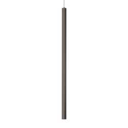 LED Závěsné svítidlo Ideal Lux Ultrathin SP1 Big Square Nero 194196 12W 760lm 100cm hranaté černé