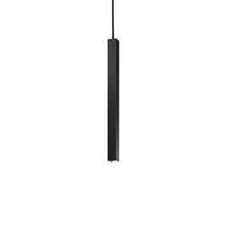 LED Závěsné svítidlo Ideal Lux Ultrathin SP1 Small Square Nero 194202 12W 760lm 40cm hranaté černé