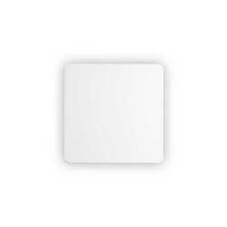 LED Nástěnné svítidlo Ideal Lux Cover AP1 Square Small Bianco 195728 9W 943lm 15cm hranaté bílé