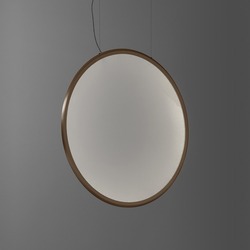 Artemide závěsné LED svítidlo Discovery Vertical 100 60 W 3000K stmívatelné bronz