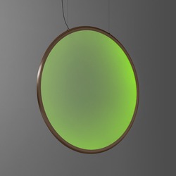 Artemide závěsné svítidlo Discovery Vertical 140 RGBW 79 W stmívatelné bronz