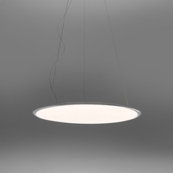 Artemide závěsné LED svítidlo Discovery 40 W 220-240 V stmívatelné 3000K satinovaný hliník