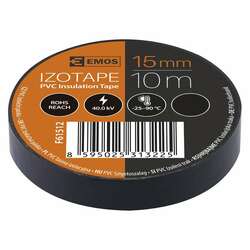 EMOS Izolační páska PVC 15mm / 10m černá 2001151020