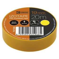 EMOS Izolační páska PVC 19mm / 20m žlutá 2001192060 4