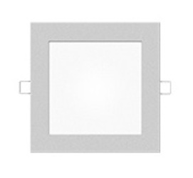 Mivvy LED podhledové svítidlo SLIM GRANITE GREY (SILVER) 200x200 mm 15W/4500K SLM20204K5G