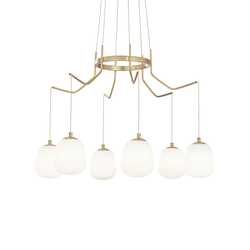 Závěsné svítidlo Ideal Lux Karousel SP6 206387 6x15W 72cm