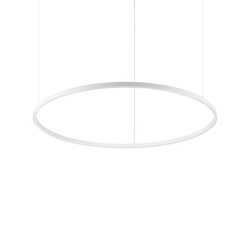 LED Závěsné svítidlo Ideal Lux Oracle Slim D90 Bianco 229478 48W 3000lm IP20 90cm bílé