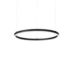 LED Závěsné svítidlo Ideal Lux Oracle Slim D50 Nero 229492 29W 1600lm IP20 50cm černé