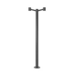 Venkovní sloupková základna Ideal Lux Clio MPT2 Antracite 249490 E27 2x60W IP44 57,5cm antracitová