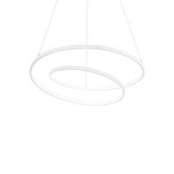 LED Závěsné svítidlo Ideal Lux OZ SP D60 BIANCO 253671 47W 5000lm 3000K 60cm bílé