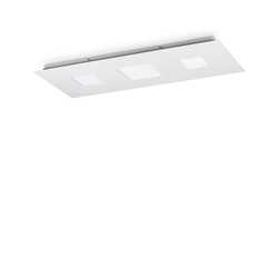 LED Stropní přisazené svítidlo Ideal Lux RELAX PL D090 65W 6100lm 3000K IP20 90cm bílé stmívatelné