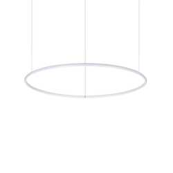 LED Závěsné svítidlo Ideal Lux HULAHOOP SP D080 258768 40W 4000lm 3000K IP20 81,5cm bílé