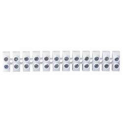 EMOS Svorkovnice 12x4,0 mm bílá, 1ks 3146010400