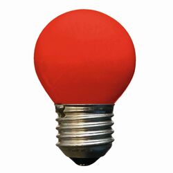 Heitronic žárovka červená P45 15W 230V E27 10595