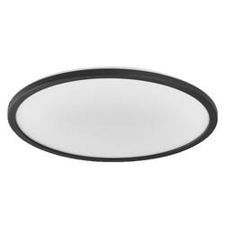 LEDVANCE stropní svítidlo Orbis Ultra Slim Backlight Click-Dim 400mm černá 22W 4058075752887