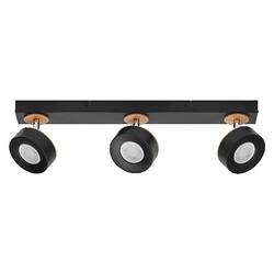 LEDVANCE LED nástěnné a stropní bodové svítidlo Pluto černé 3 spoty 4058075833432