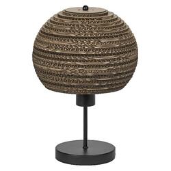 LEDVANCE stolní lampa Cardboard Ball E27 hnědá 4058075837140