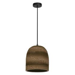 LEDVANCE závěsné svítidlo Cardboard Bell E27 hnědé 4058075837188