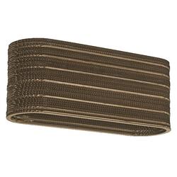 LEDVANCE stropní svítidlo Cardboard Oval 3xE27 hnědé 4058075837348