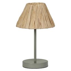 LEDVANCE stolní lampa Raffia E27 zelená 4058075838215