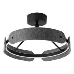 LEDVANCE stropní svítidlo Decor Curve Felt 33 W 220-240 V 3000 K tmavě šedé