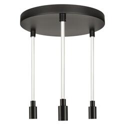 LEDVANCE závěsné svítidlo Decor Glow Pendant Plate 3xE27 28 W 220-240 V černé