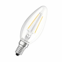 LEDVANCE LED CLASSIC B 25 P 2.5W 827 FIL CL E14 4099854069451