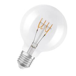 LEDVANCE LED žárovka Vintage 1906 Globe G95 4,8 W E27 2700 K stmívatelná čirá
