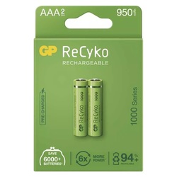 GP Nabíjecí baterie GP ReCyko+ 1000 HR03 (AAA), krabička 1032122100