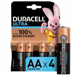 Baterie Duracell AA Ultra Power alkalická 1,5V 5000394062573
